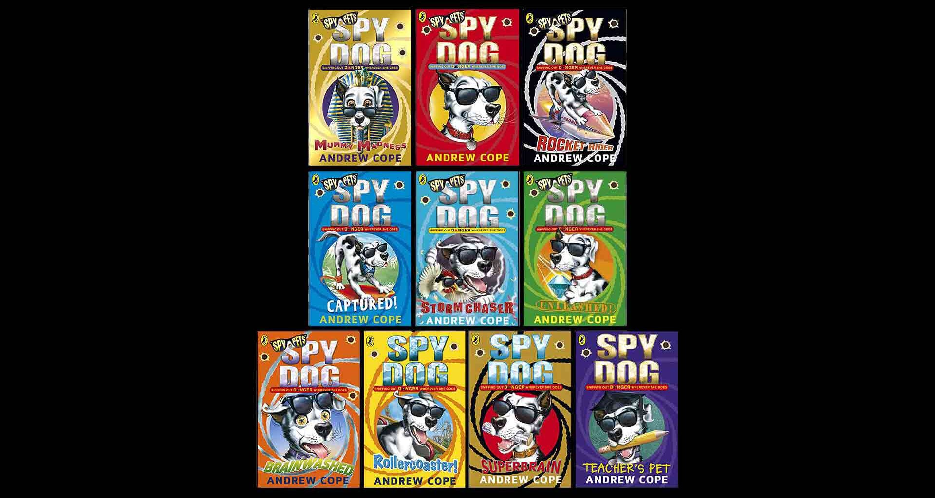 Puffin pulls Andrew Cope's Spy Dog series from schools and shops after linked website shows adult content