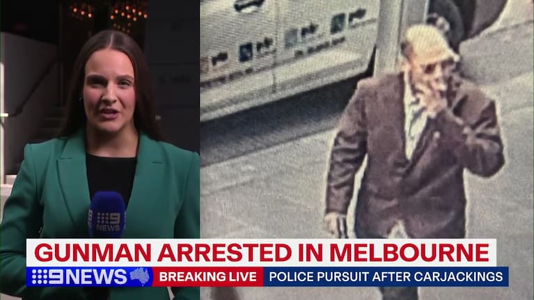 The man was seen smoking a cigar while walking along the street with a pistol before his arrest.