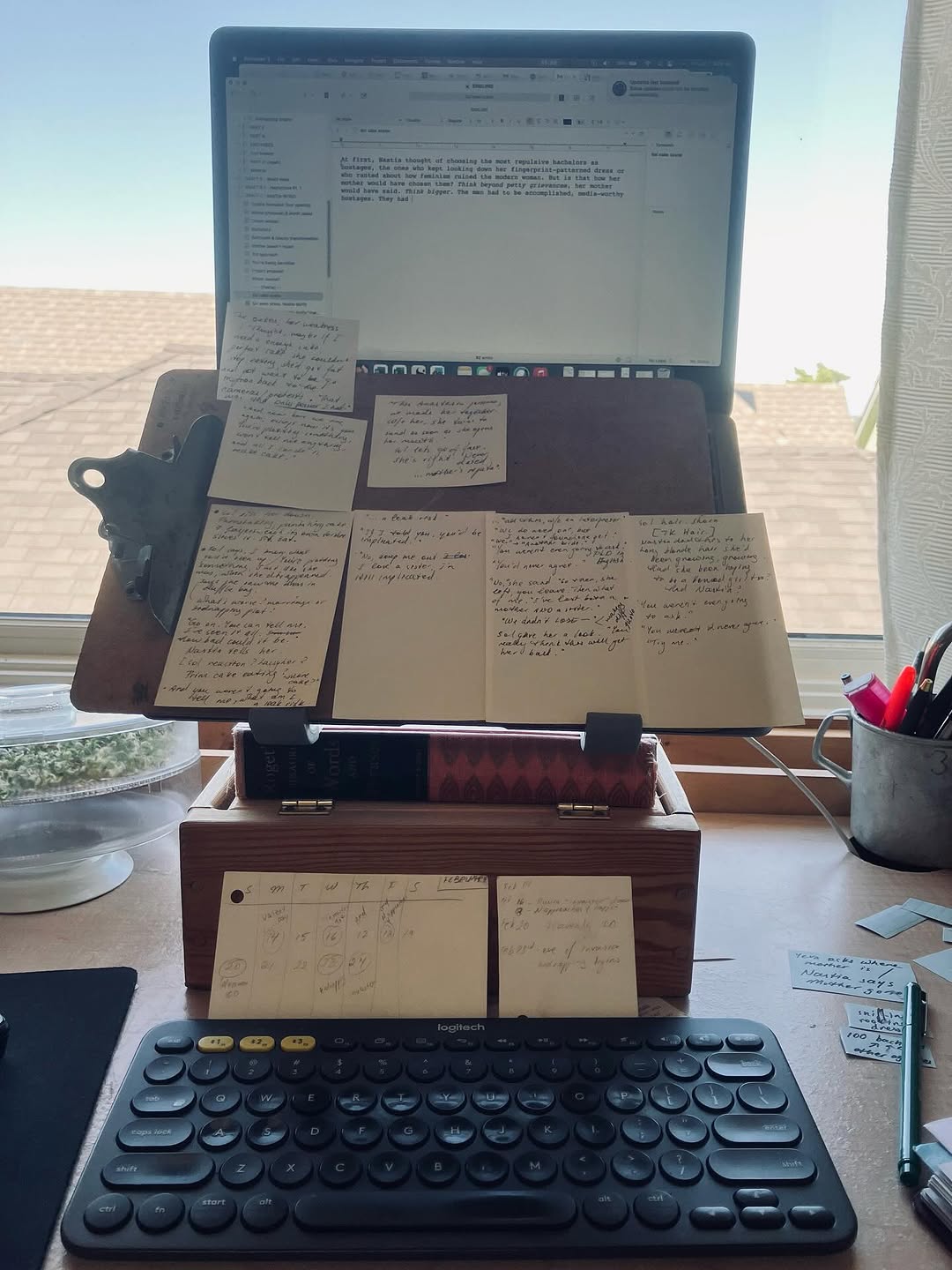 Booker Prize 2025 writer's desk