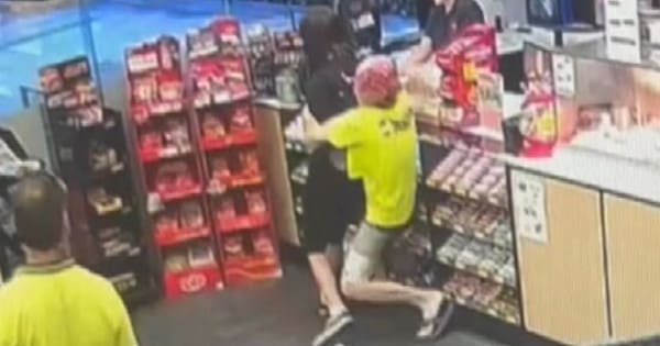 Tradie tackles alleged petrol station robber in Gold Coast