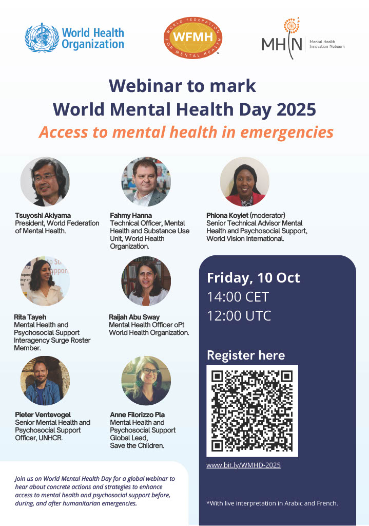 Mental health day Webinar