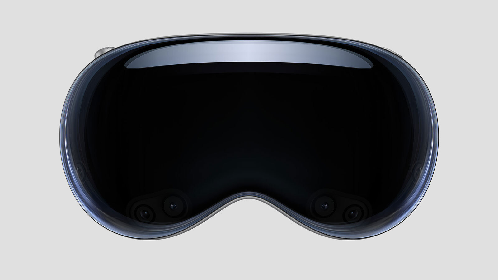 Goggles viewed from the front.