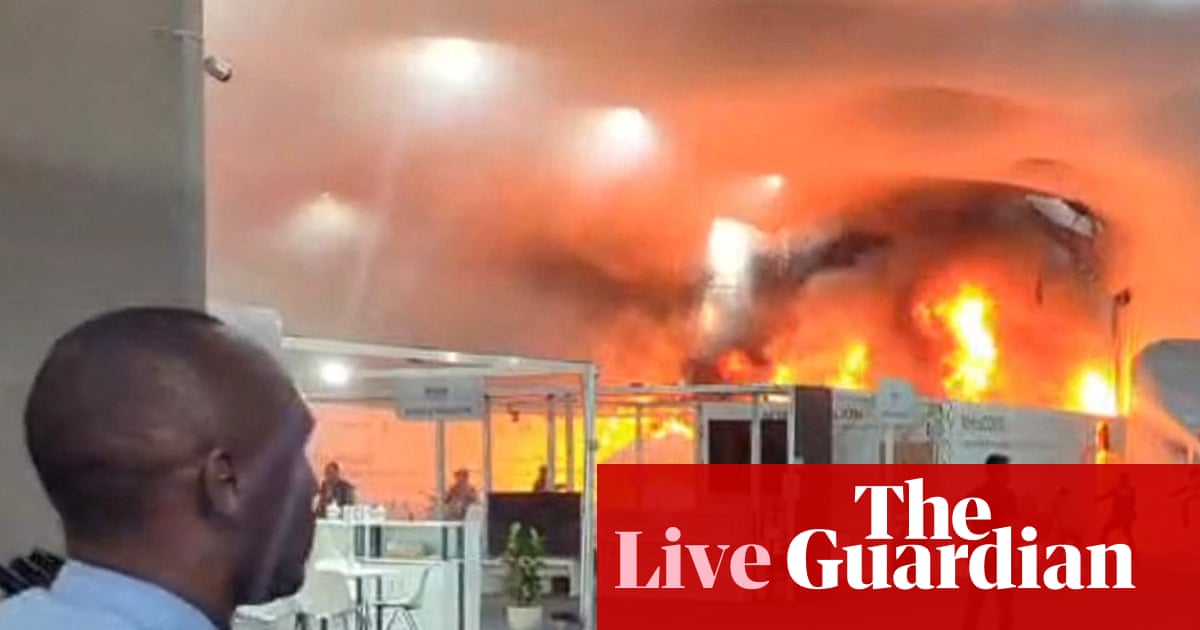 Cop30 live: conference centre evacuated as fire breaks out | Cop30