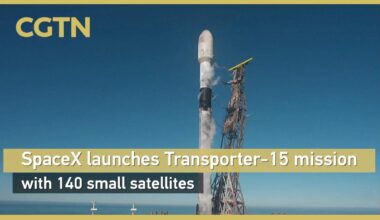 SpaceX launches Transporter-15 mission with 140 small satellites - news.cgtn.com
