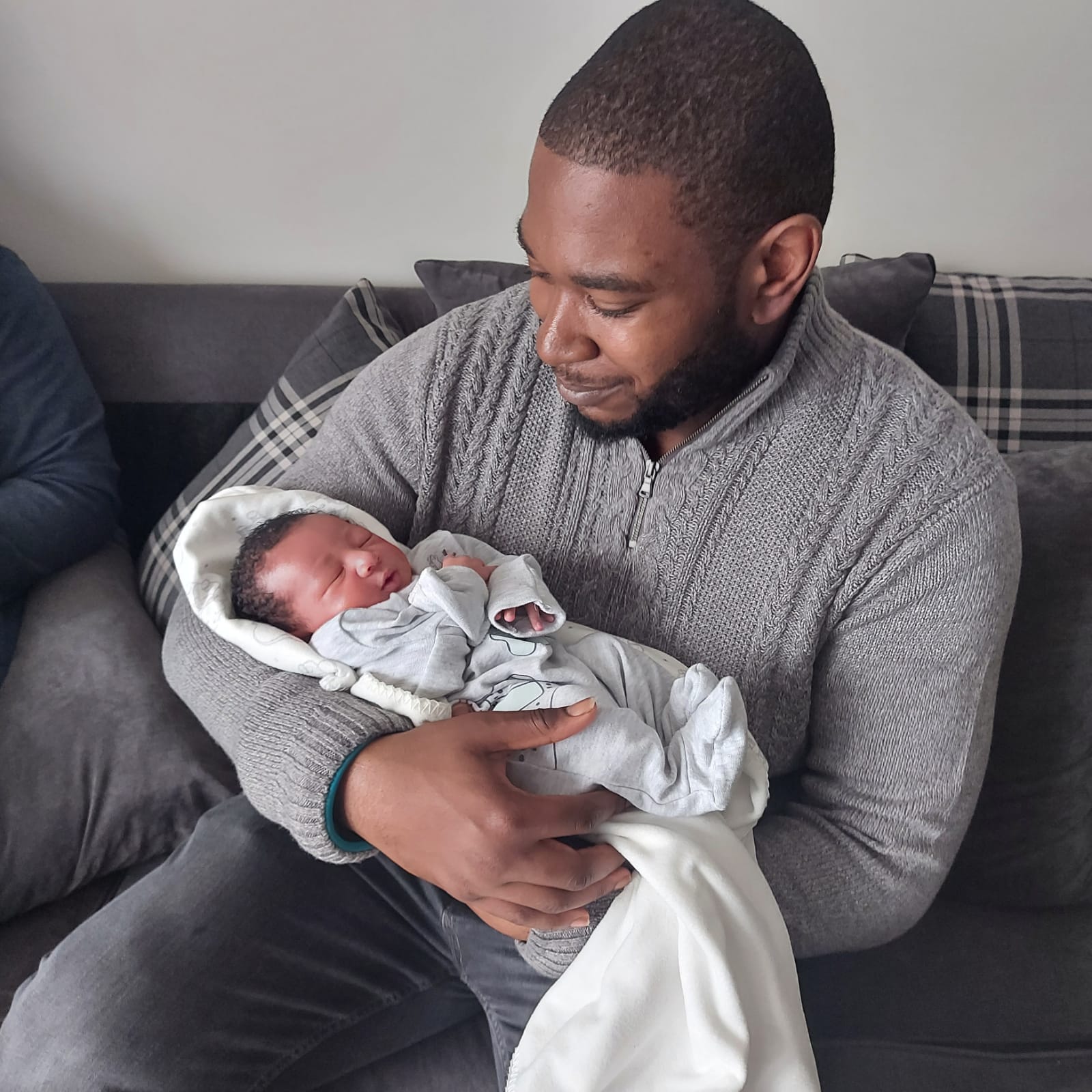 Francis with his nephew