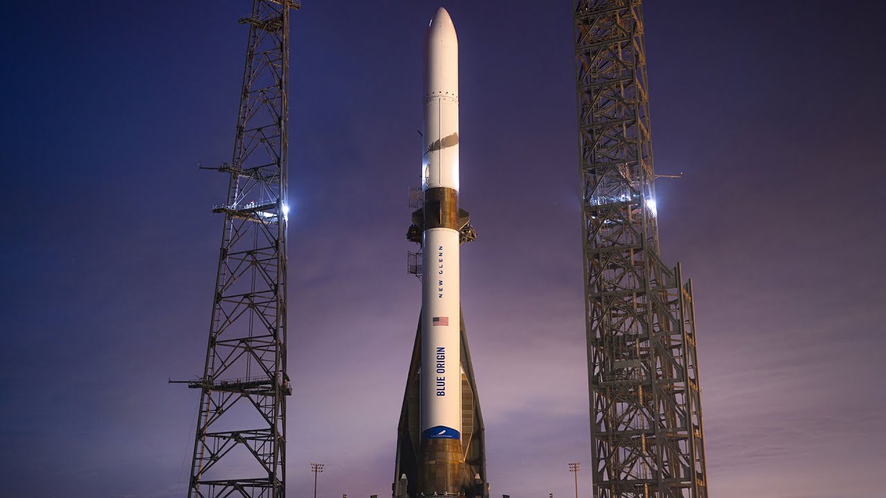 Watch live! Blue Origin's huge New Glenn rocket to launch NASA Mars mission - YouTube