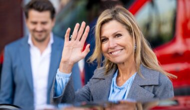 Queen Máxima of the Netherlands stuns in a chic grey suit while championing mental health