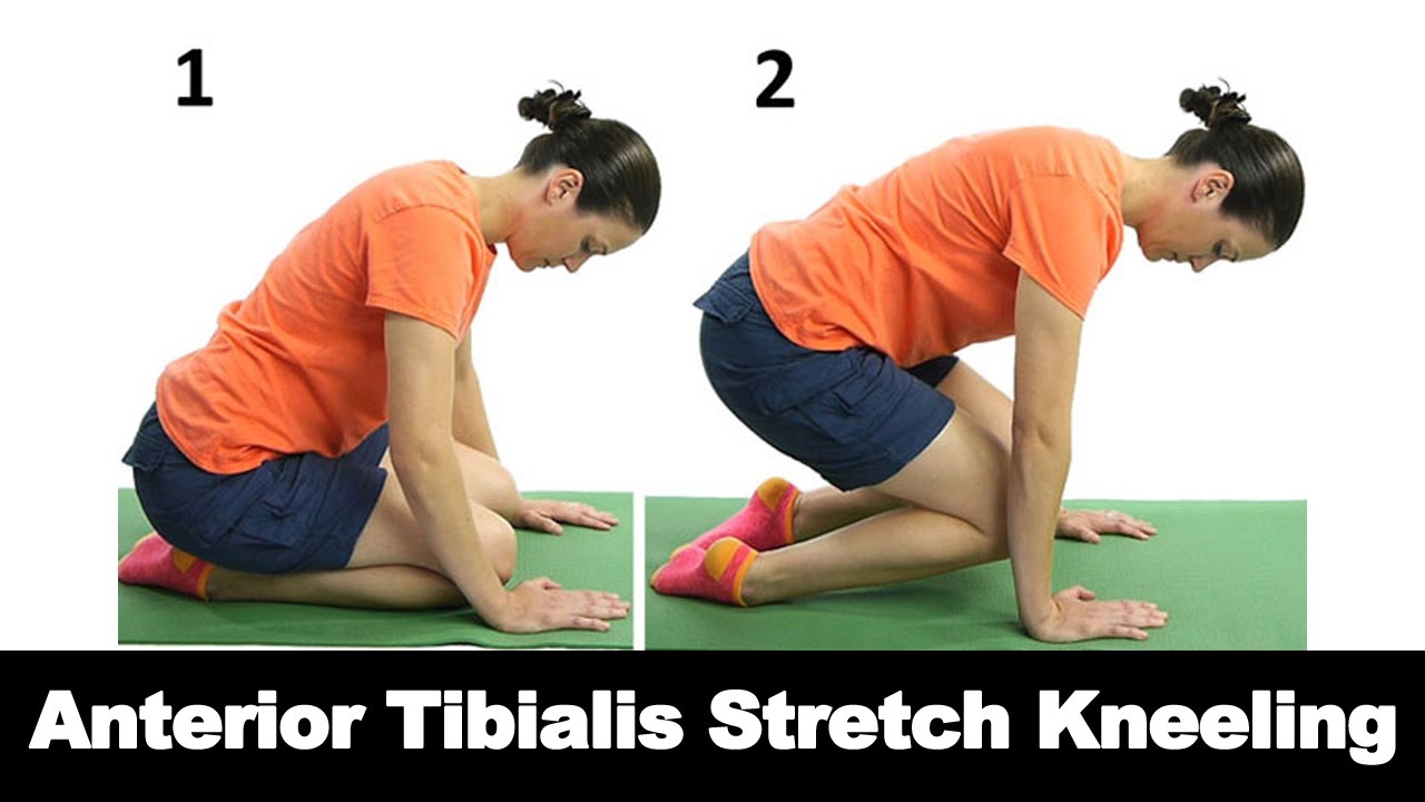 Anterior Tibialis Stretch Kneeling - Ask Doctor Jo - YouTube