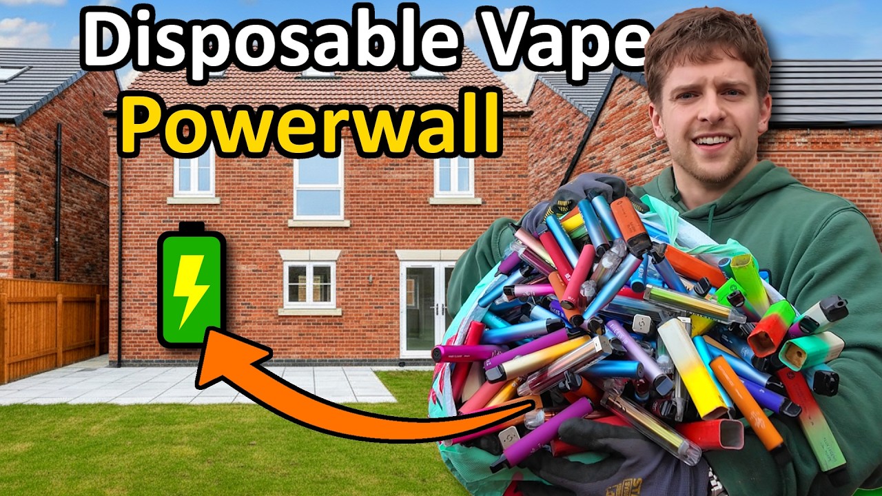 I Powered My House Using 500 Disposable vapes - YouTube