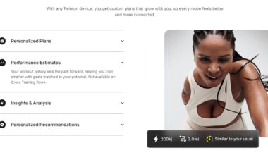 Cardio Performance Estimates: Peloton IQ Feature (on both Original & Cross Training Bikes & Treads)