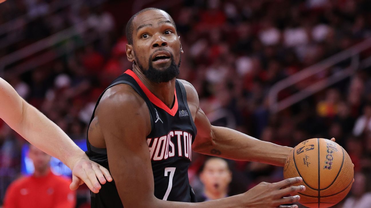 Rockets' Kevin Durant to miss 2 games for family issue