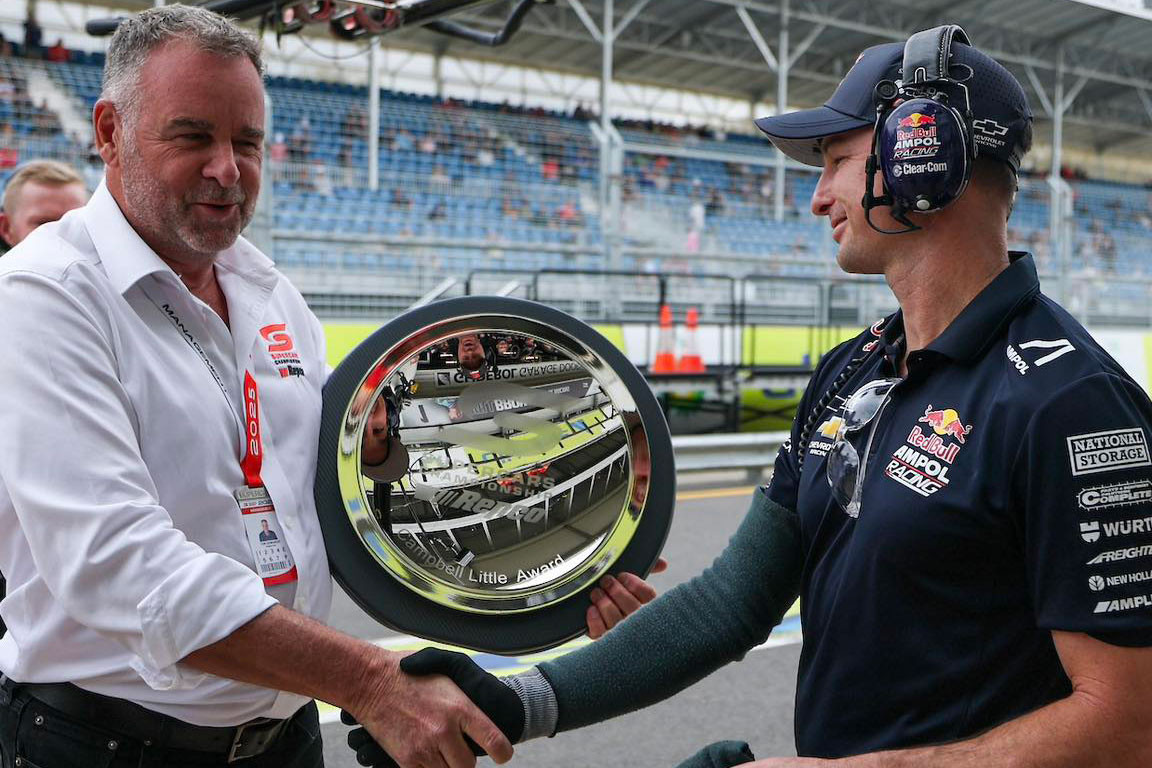 Supercars news: Triple Eight crew chief wins inaugural Campbell Little Award