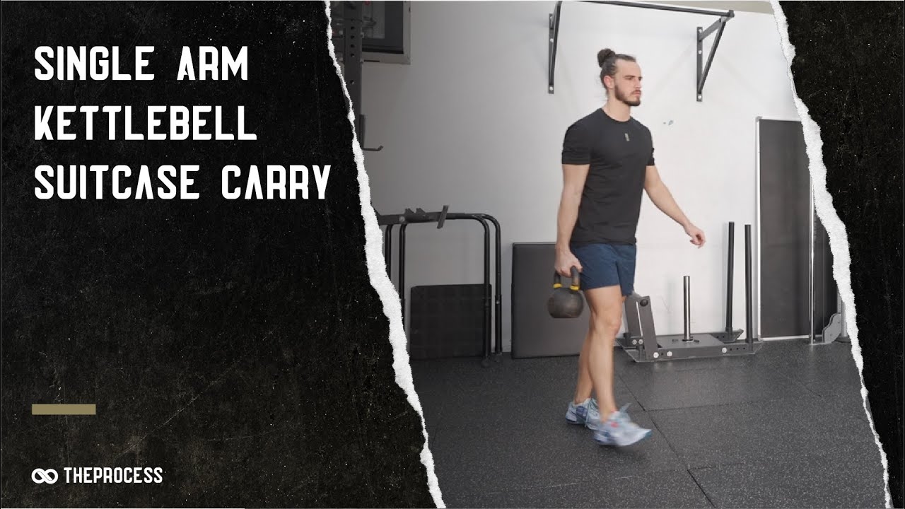 Single Arm Kettlebell Suitcase Carry - YouTube