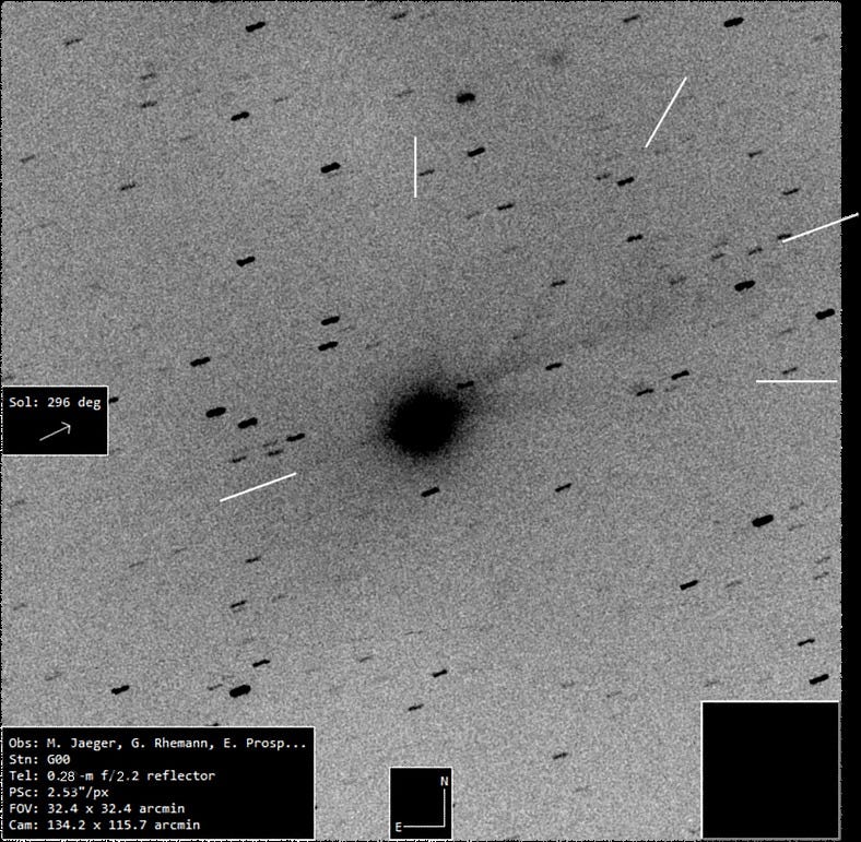 A Complex Jet Structure Emanates from 3I/ATLAS After Perihelion | by Avi Loeb | Nov, 2025
