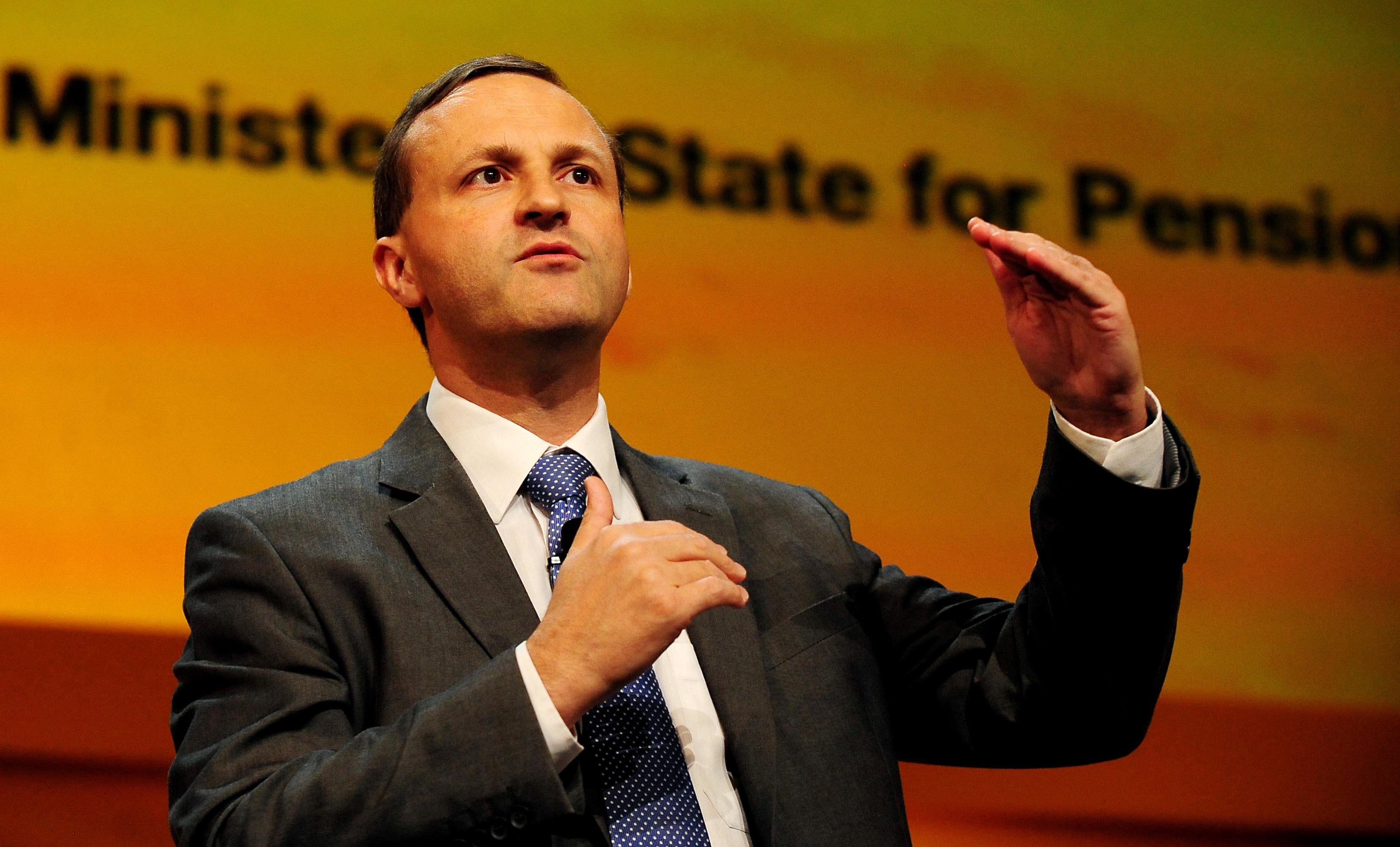 Sir Steve Webb when he was pensions minister