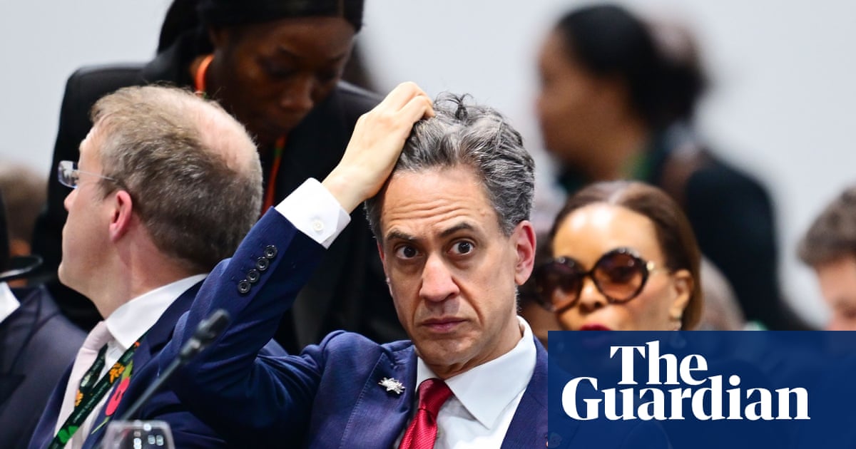 ‘Giving up would be a betrayal’: Miliband says 1.5C target still alive before Cop30 | Environment
