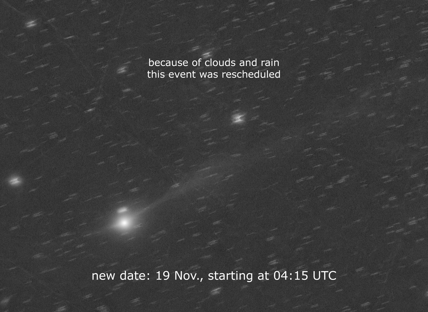 Interstellar comet 3I/Atlas: online observation.