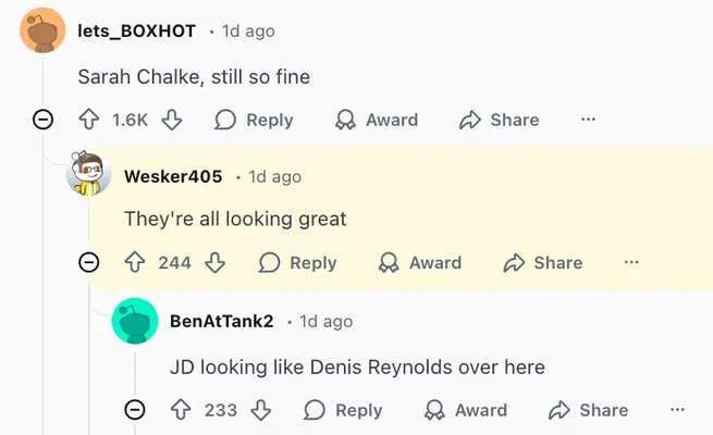 they're all looking great