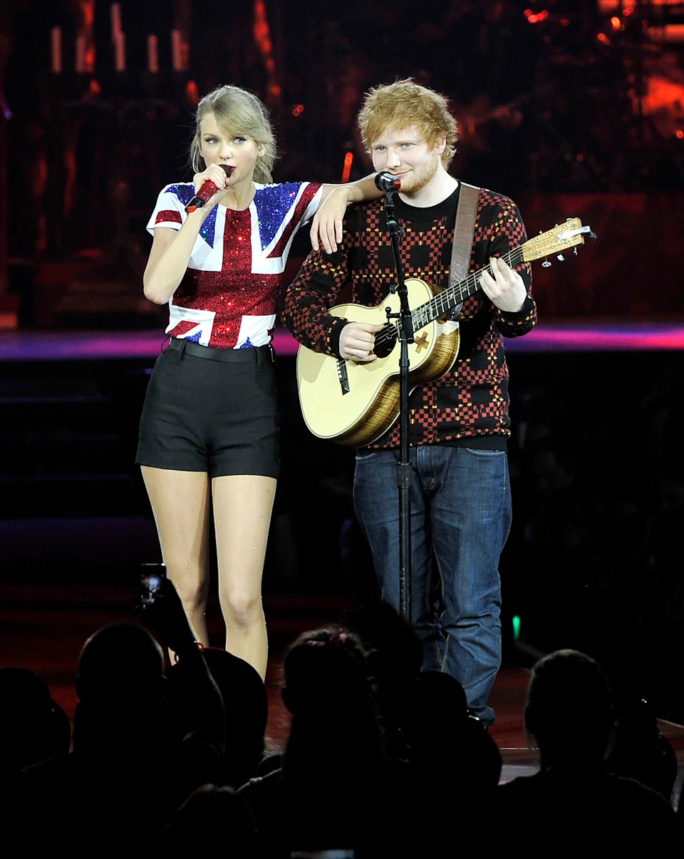 Sheeran has previously spoken about his long catch-up sessions with Swift. Gareth Cattermole/TAS