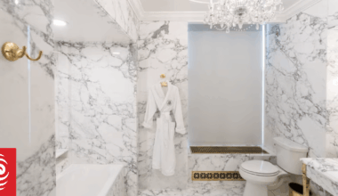 Donald Trump renovates White House Lincoln bathroom with marble and chandelier over toilet