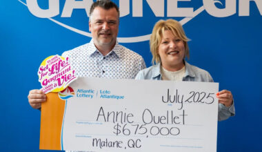 Quebec couple picks $675K lottery lump sum instead of weekly annuity for next 25 years