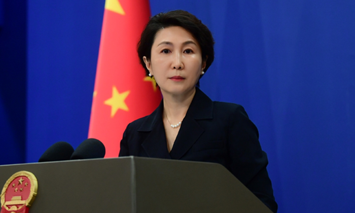Chinese foreign ministry spokesperson Mao Ning