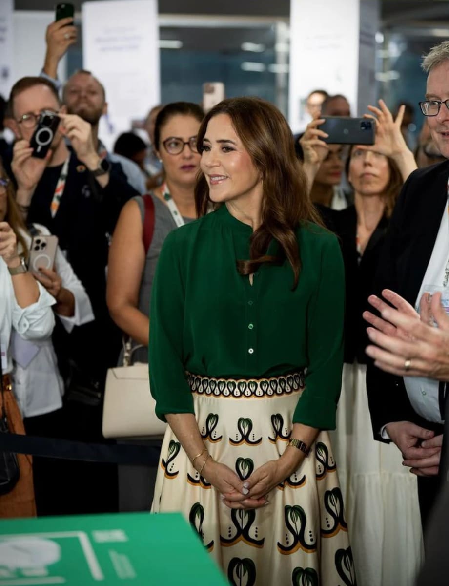 To wrap up the day, she travelled to Belém to learn about the African pavilion’s work on climate resilience. 