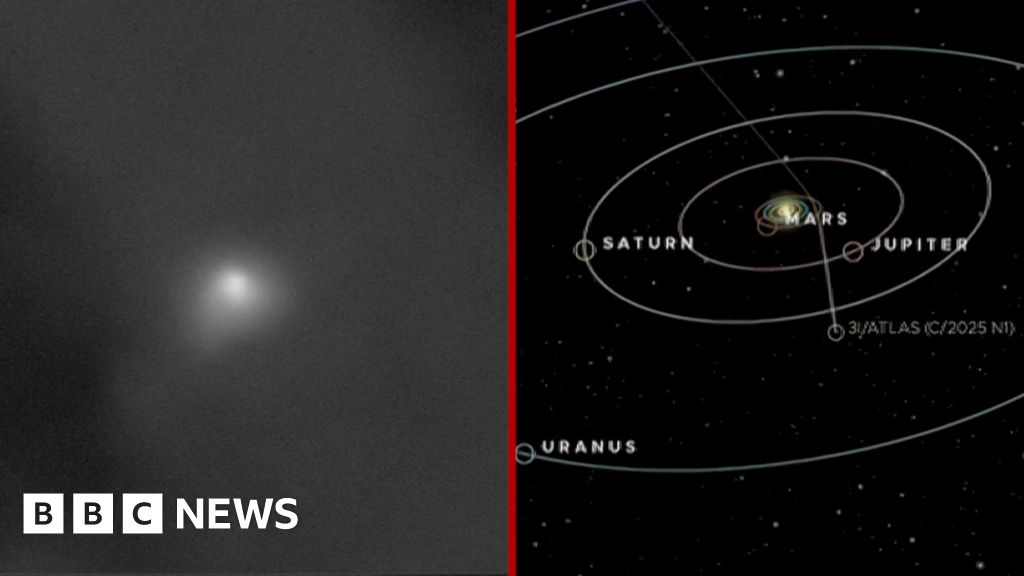 Nasa releases new images of interstellar comet 3I/ATLAS