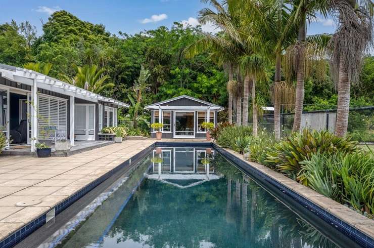 Submarine inventor Hugh Fulton is selling his sprawling riverside estate at 113 North Road, in Auckland's Clevedon. Photo / Supplied