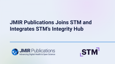 JMIR Publications Joins STM and Integrates STM’s Integrity Hub