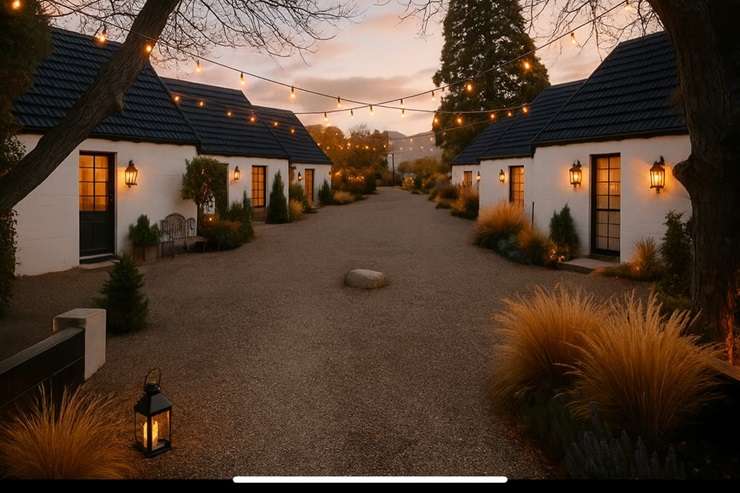 The main street in Clyde, Central Otago. Agents say interest in the town is picking up. Photo / Supplied
