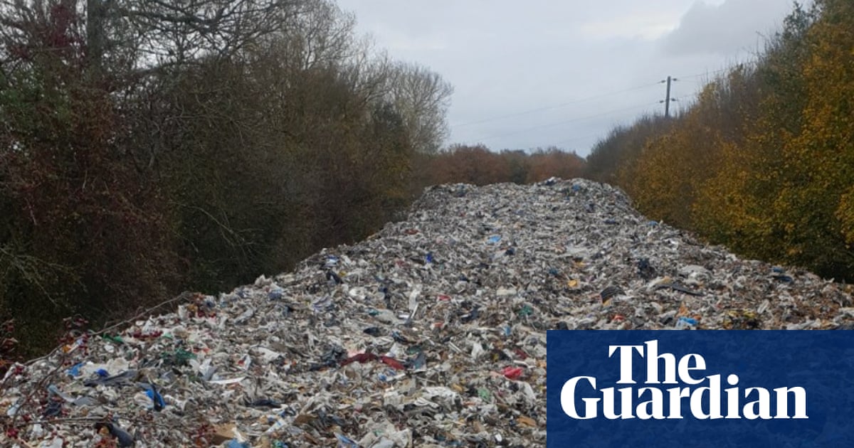 Fly-tippers dump ‘mountain’ of waste in Oxfordshire field | Waste
