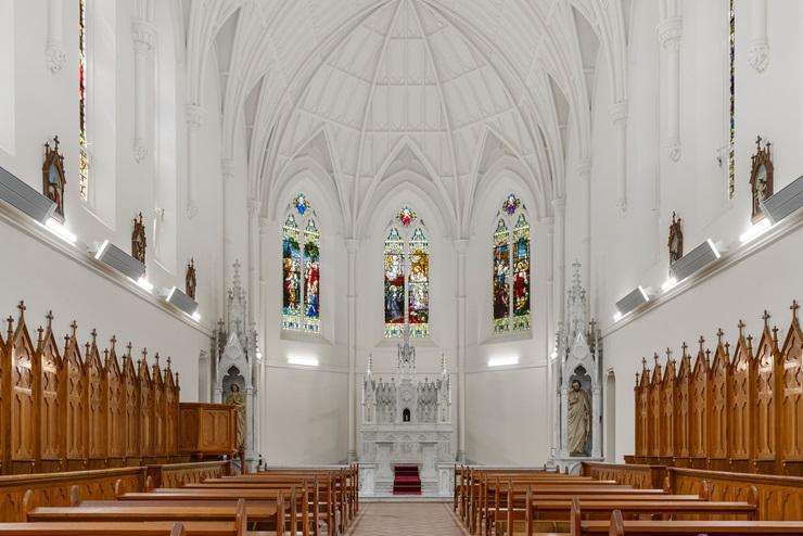 Wellington developer Ian Cassels is selling Erskine Chapel after spending millions of dollars carrying out out a multi-million dollar renovation. Photo / Supplied