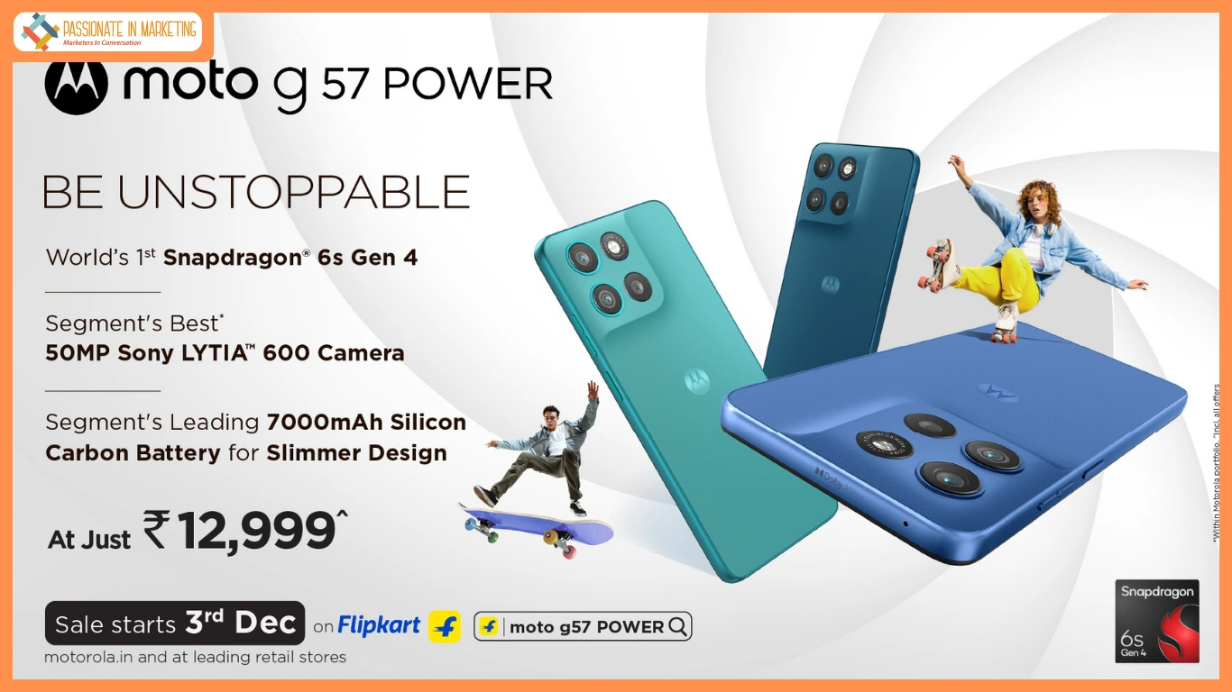 Motorola Launches Powerful moto g57 POWER Smartphone