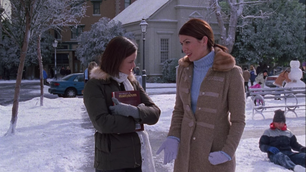 We can smell snow; from Gilmore Girls (Photo: Courtesy of Netflix) מתוך "בנות גילמור"
