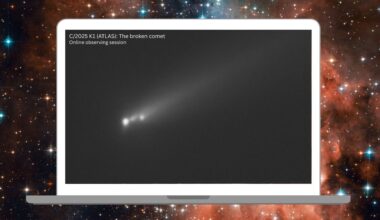 Watch fractured comet C/2025 K1 (ATLAS) race away from the sun in free livestream on Nov. 24