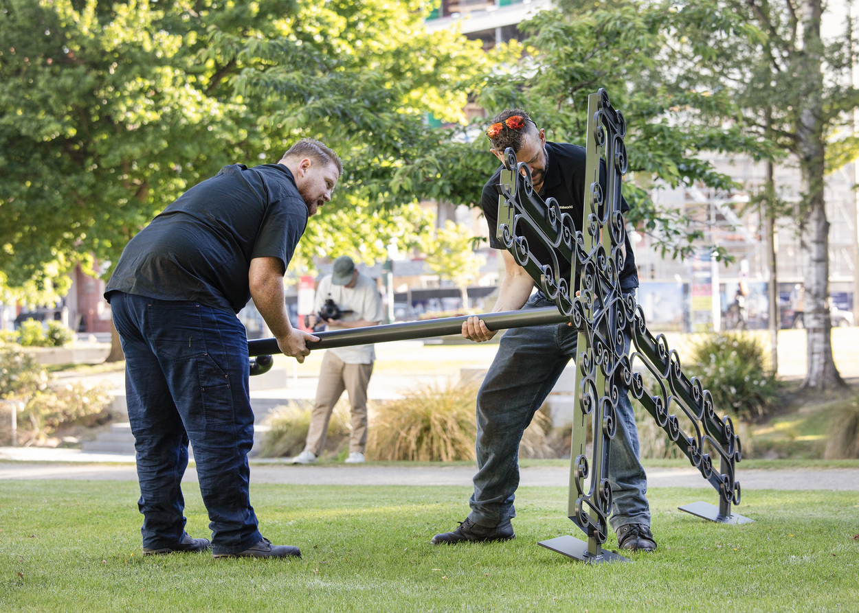 Stolen Christchurch sculpture found just 100 metres away in central city