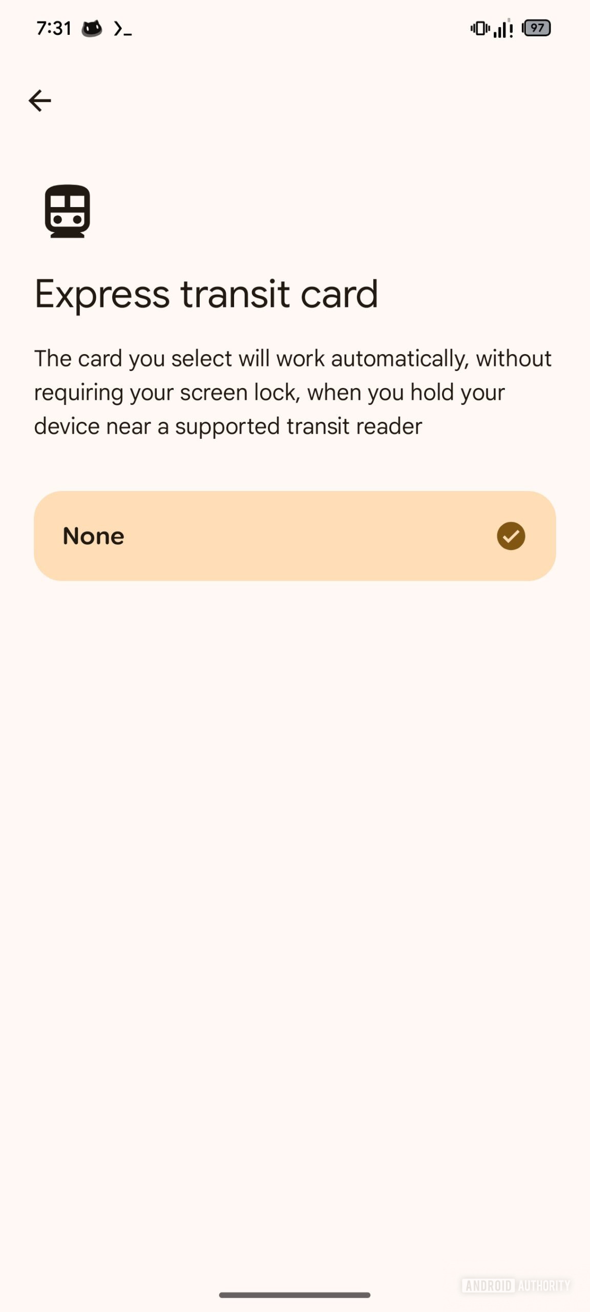 Google Wallet Express Transit Card 2