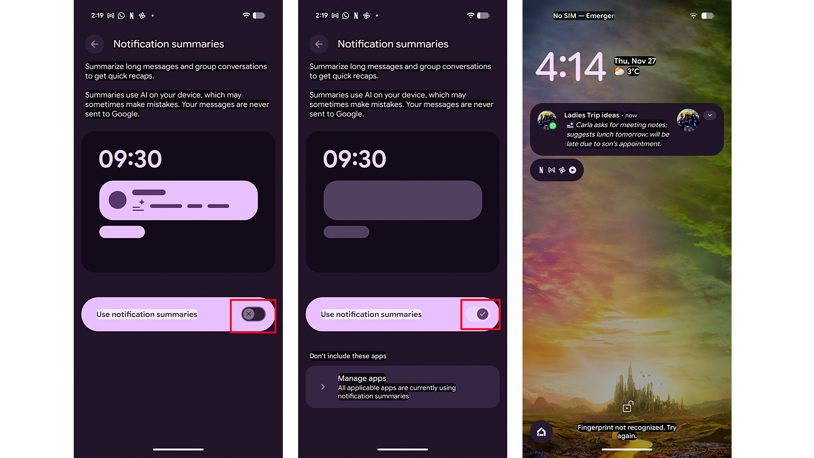 Google Pixel AI Summaries