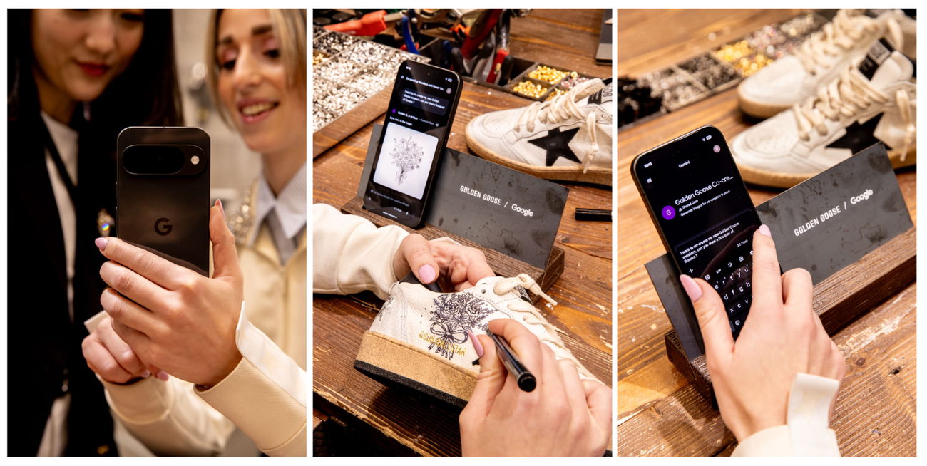 Google Pixel and Golden Goose partner to bring AI to global ateliers