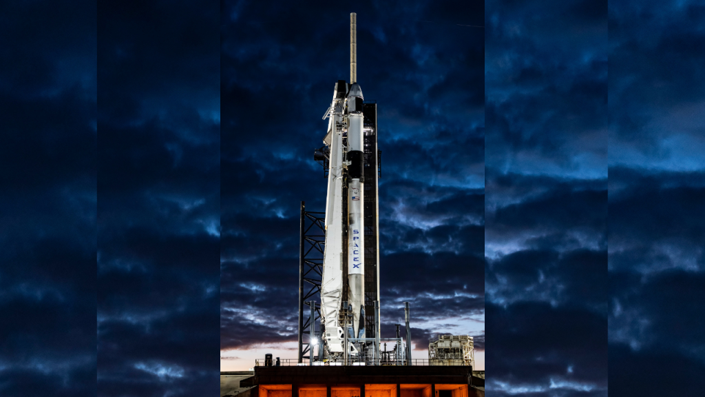 SpaceX's Falcon 9 Rocket, which will carry ISS National Lab-sponsored research to the International Space Station. Photo via NASA.