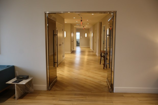 Hallway at Sollis Health. (Photo courtesy of Melissa Heckscher)