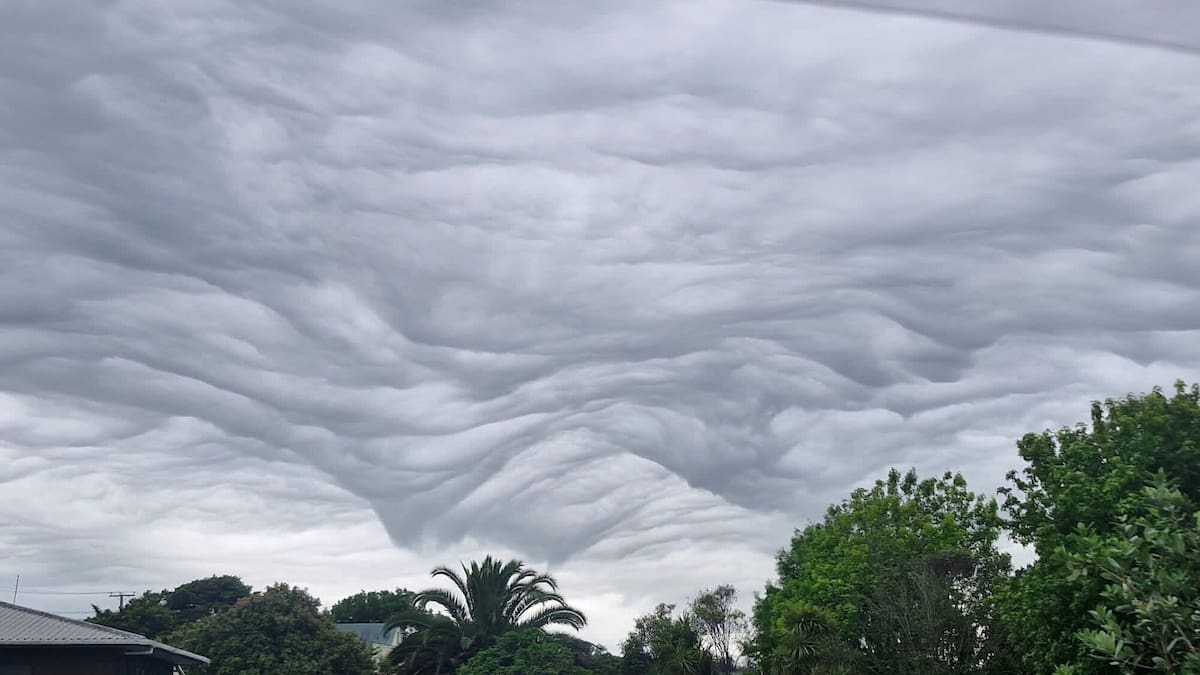 Asperitas clouds: ‘Wavy’ clouds caused by thunderstorms seen across New Zealand skies
