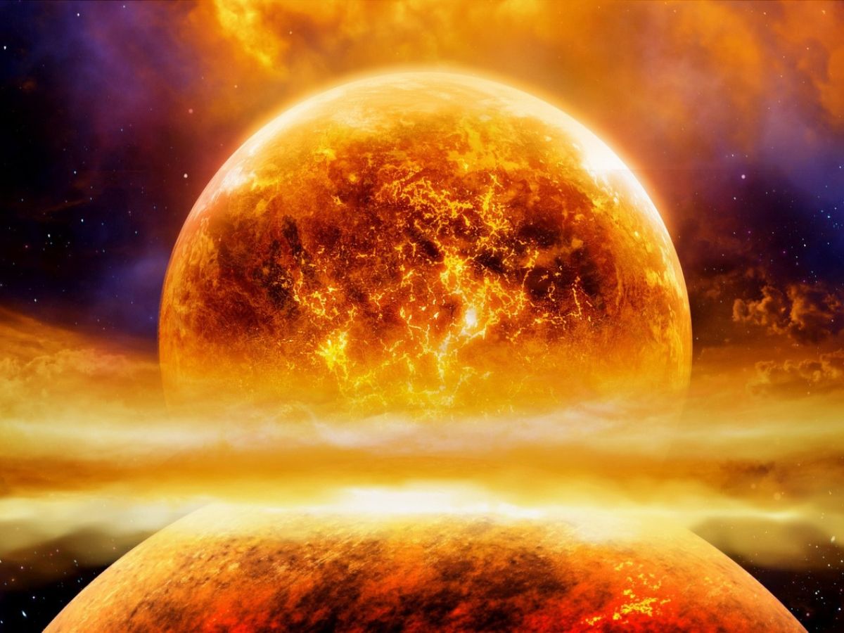 Theia, the planet at the origin of the Moon, may have formed close to the Sun