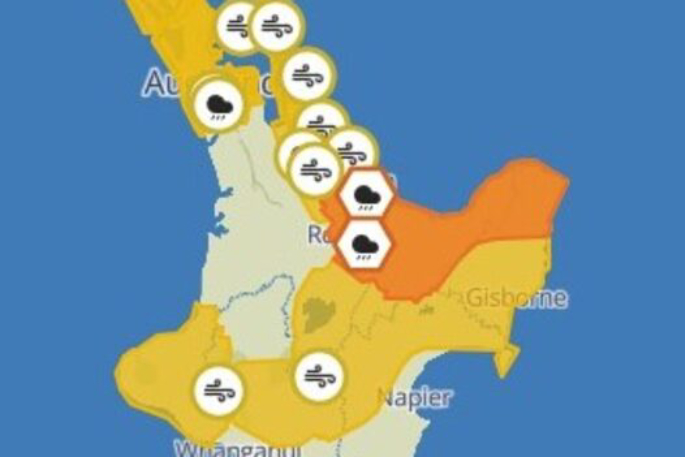 SunLive - MetService issues orange rain warning for BOP