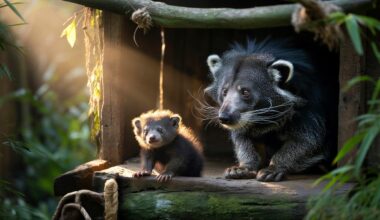 A 100-year wait ends at Drusillas Park: will you spot the 1 tiny ‘bearcat’ cub in 8 weeks?