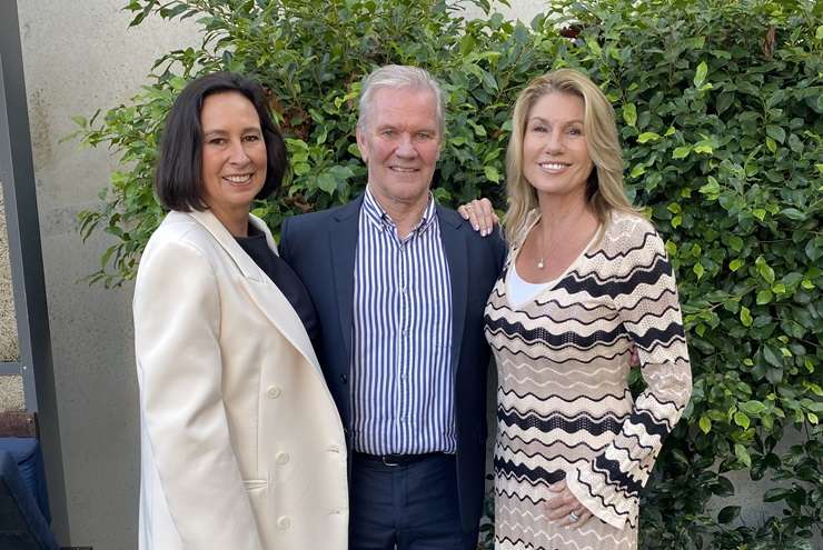 AA Insurance Location, Location, Location NZ hosts Paul Glover and Jayne Kiely with house-hunters Jane Rangiwahia and Andrew Swan   Photo / Supplied