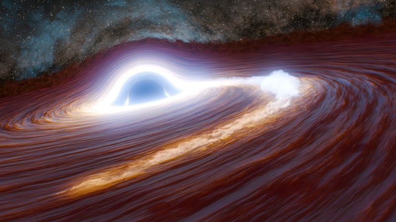 Largest black hole flare is a one in a million event, astronomers say