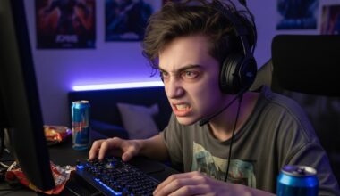 What connects childhood trauma to aggression in teens with gaming disorder?