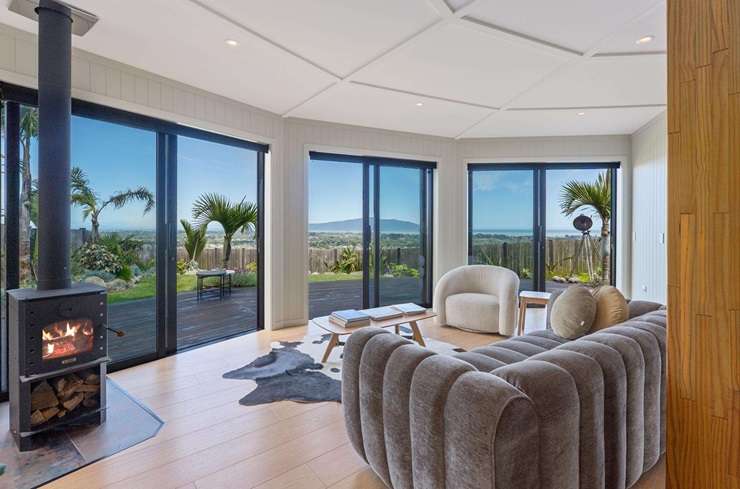 The Round House, on Wilson Way, in Waikanae, Kapiti Coast, featured in season seven of Grand Designs New Zealand. Photo / Supplied